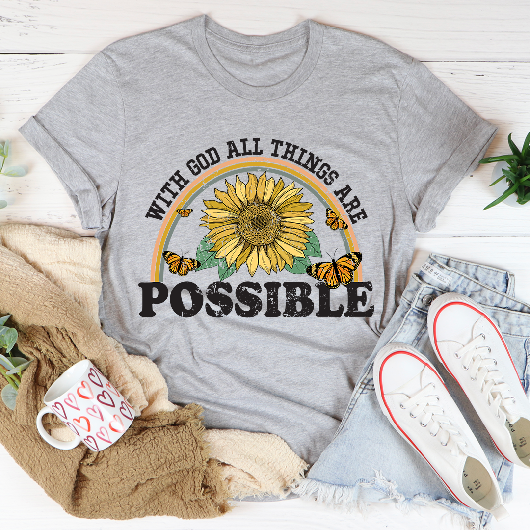 With God All Things Are Possible T-Shirt-1