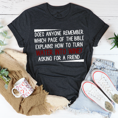 Water Into Wine T-Shirt-2
