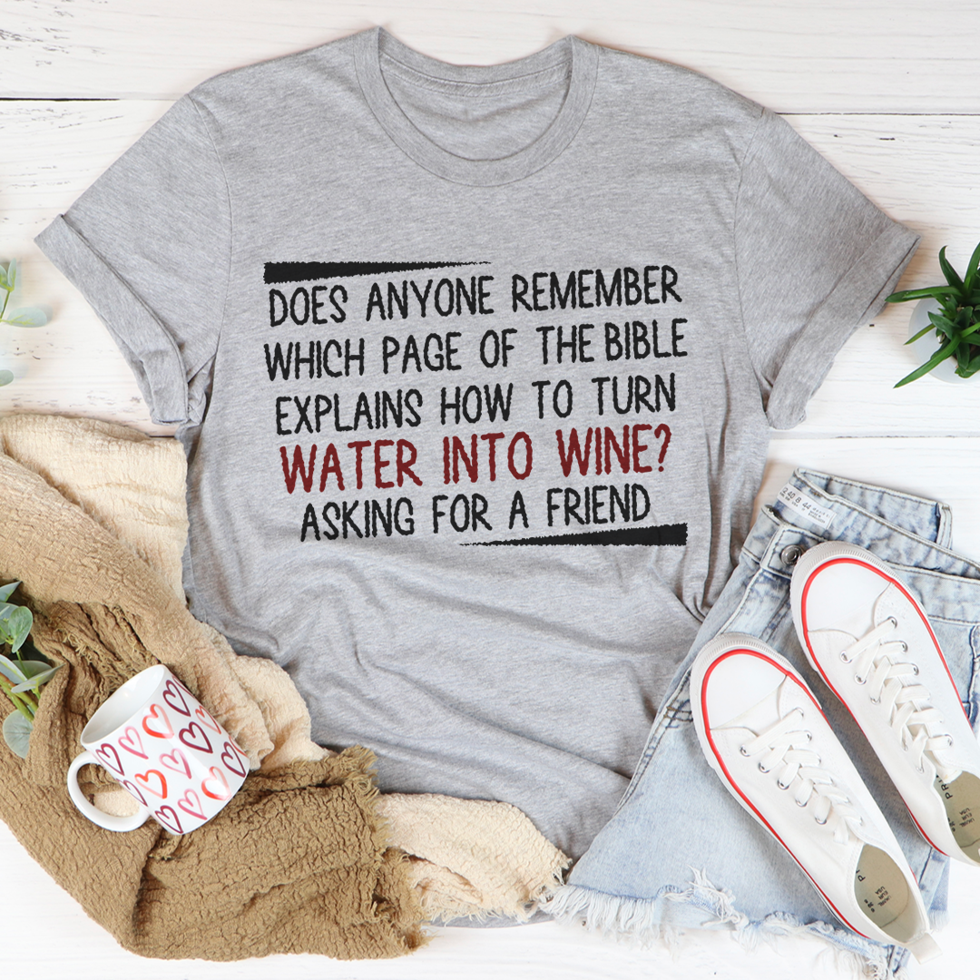 Water Into Wine T-Shirt-1