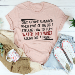 Water Into Wine T-Shirt-3