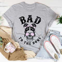 Bad To The Bone Cute Skull T-Shirt-1