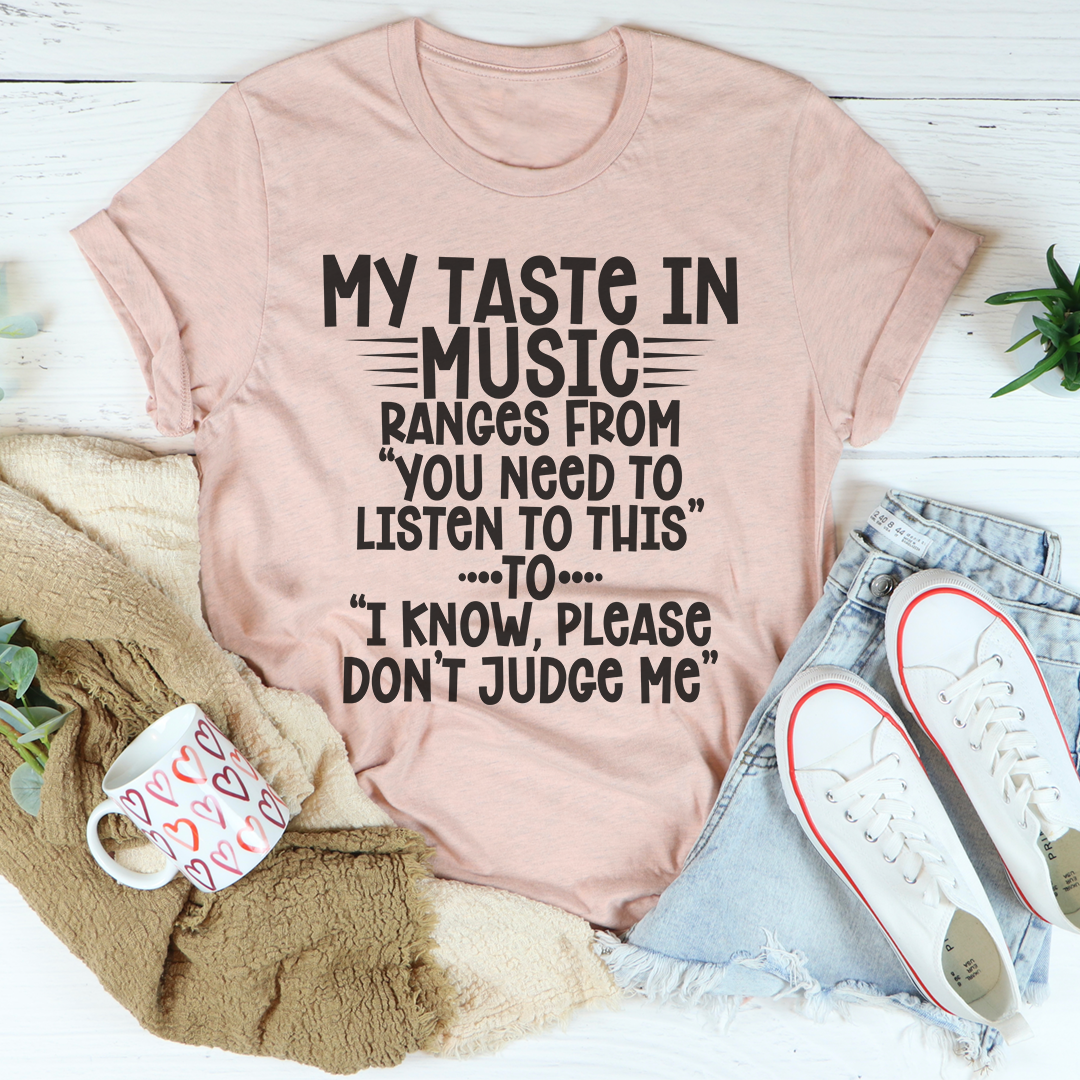 My Taste In Music T-Shirt-3