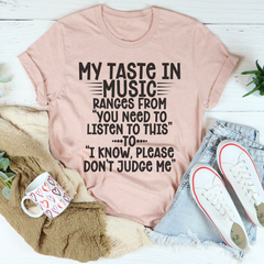 My Taste In Music T-Shirt-3