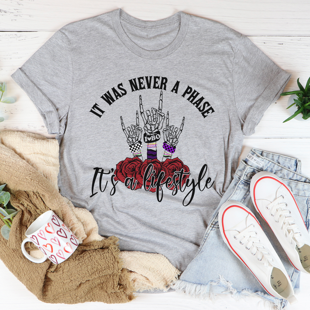 It Was Never A Phase Emo T-Shirt-0