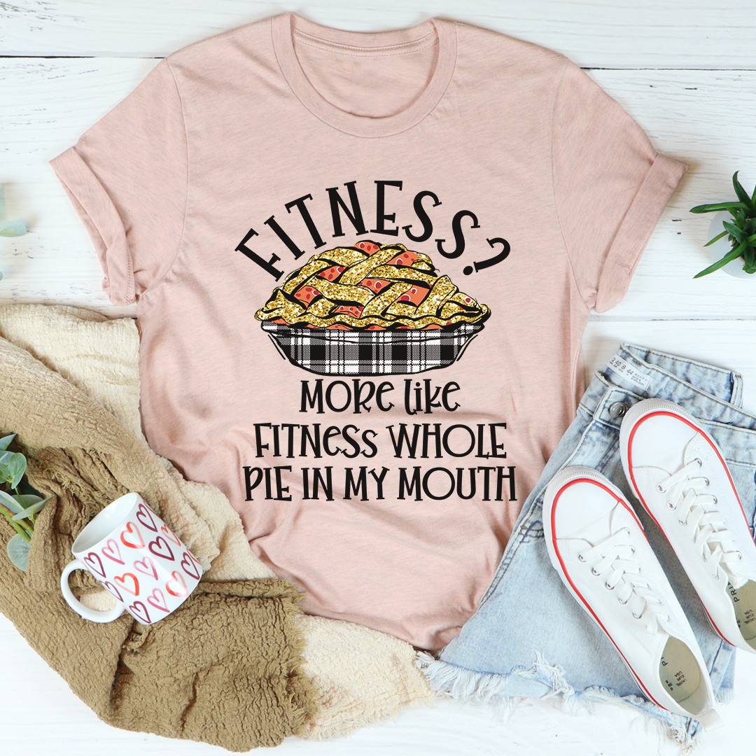 Fitness Pie In My Mouth T-Shirt-2