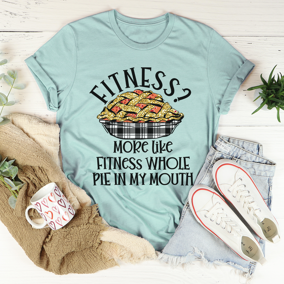 Fitness Pie In My Mouth T-Shirt-3
