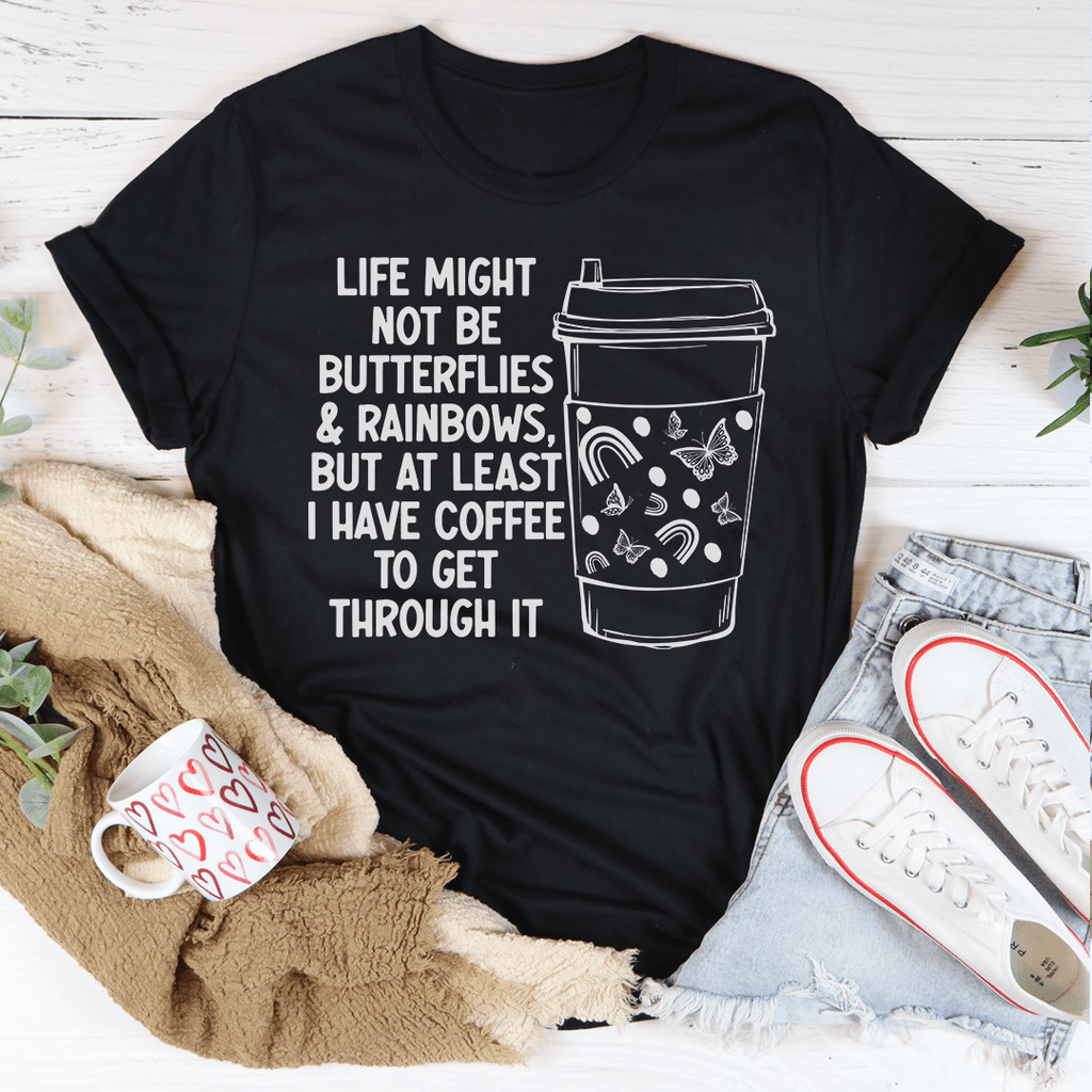 Butterflies And Rainbows T-Shirt-0