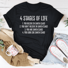 4 Stages Of Life Christmas Tee-3