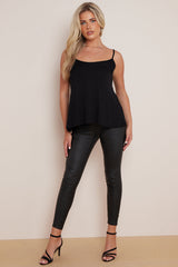 Black Cami Top-0