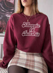 Allergic to Bullshit Sweat Shirt-2