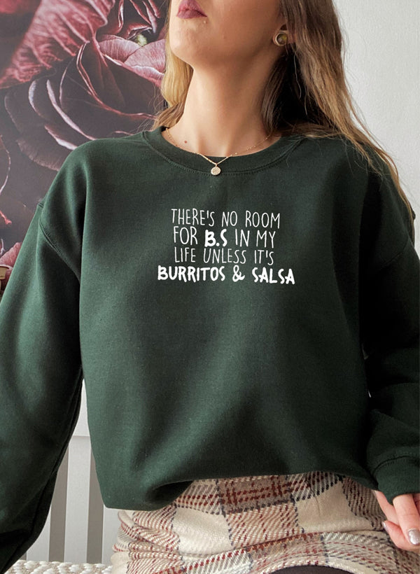 Burritos & Salsa Sweat Shirt-3