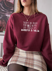 Burritos & Salsa Sweat Shirt-1
