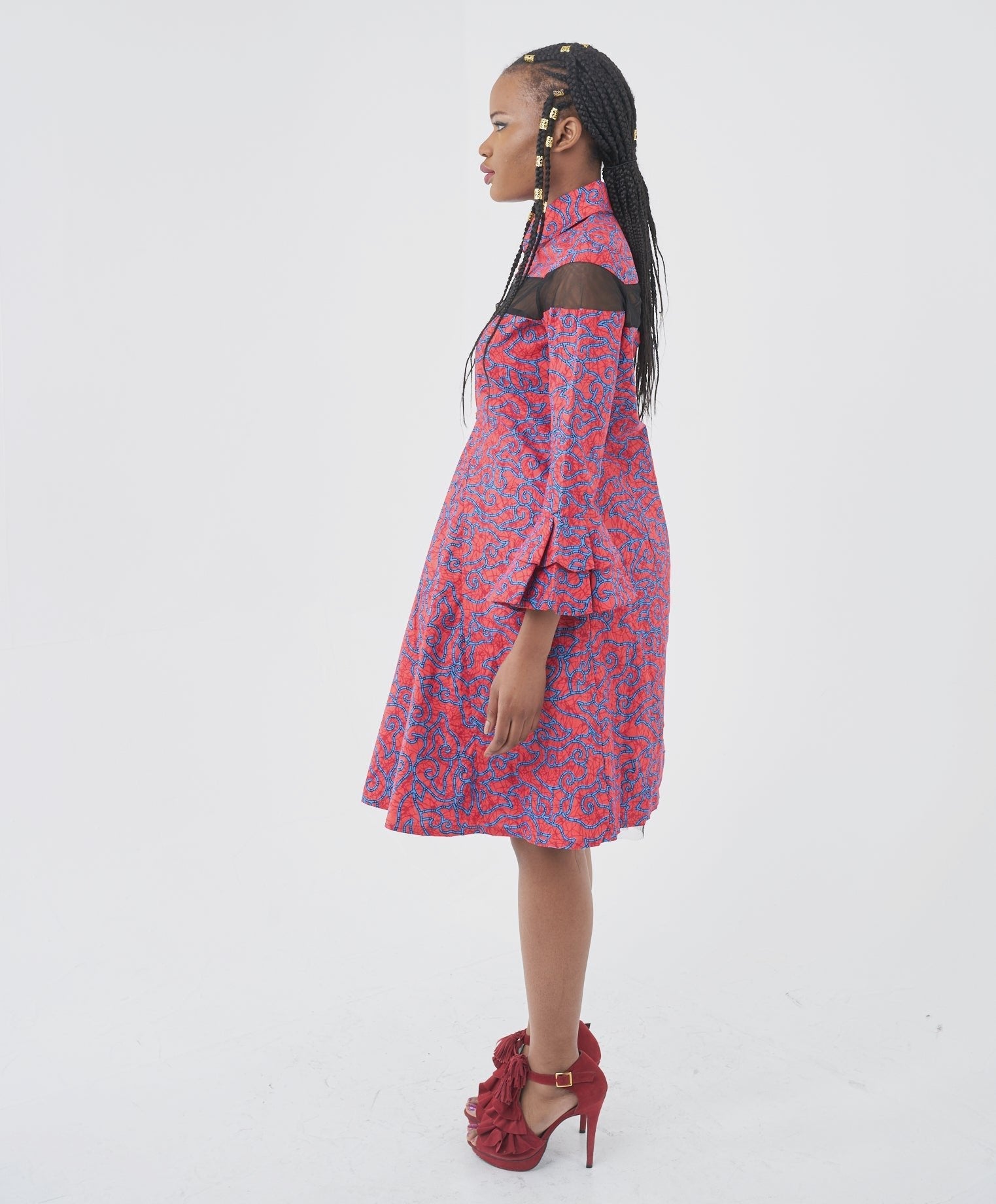 African Fashion Arike Ankara Dress-1