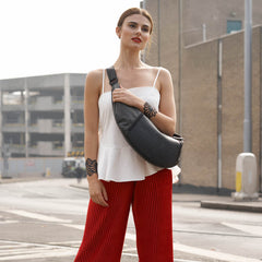 Squad  Vegan Crossbody Sling Hobo Bag-3