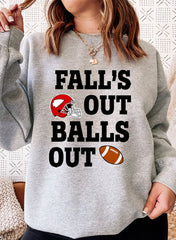 Falls Out Balls Out Sweat Shirt-3