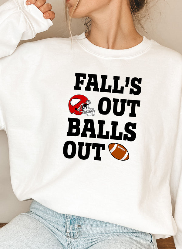 Falls Out Balls Out Sweat Shirt-5