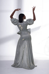 Structured Glitter Dress-3