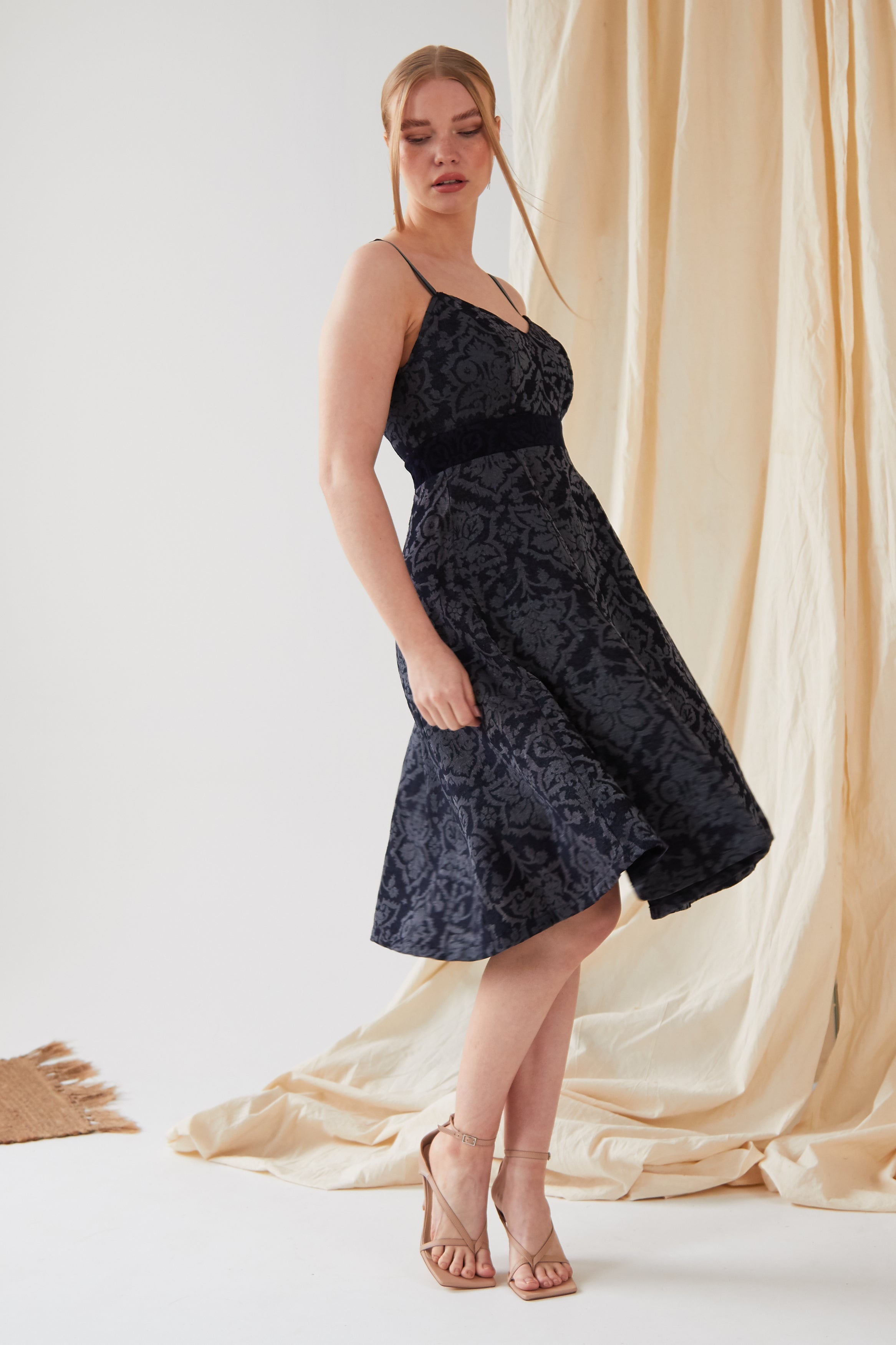 Jacquard Skater Dress-4