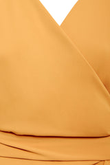 Mustard Wrap Maxi Dress-3