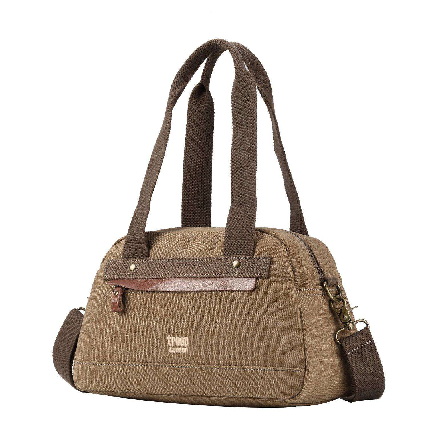TRP0507 Troop London Classic Canvas Shoulder Bag-4