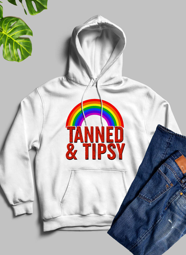 Tanned & Tipsy Hoodie-0