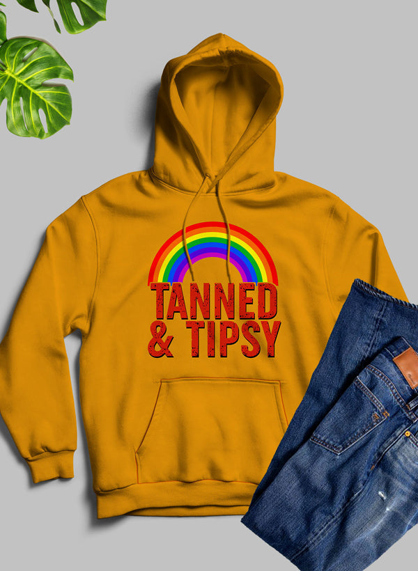 Tanned & Tipsy Hoodie-4