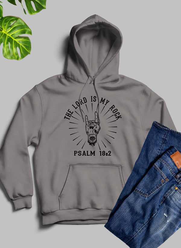 The Lord Is My Rock Hoodie-3