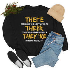 There Their & They re Sweat Shirt-2