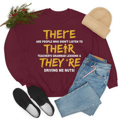 There Their & They re Sweat Shirt-3