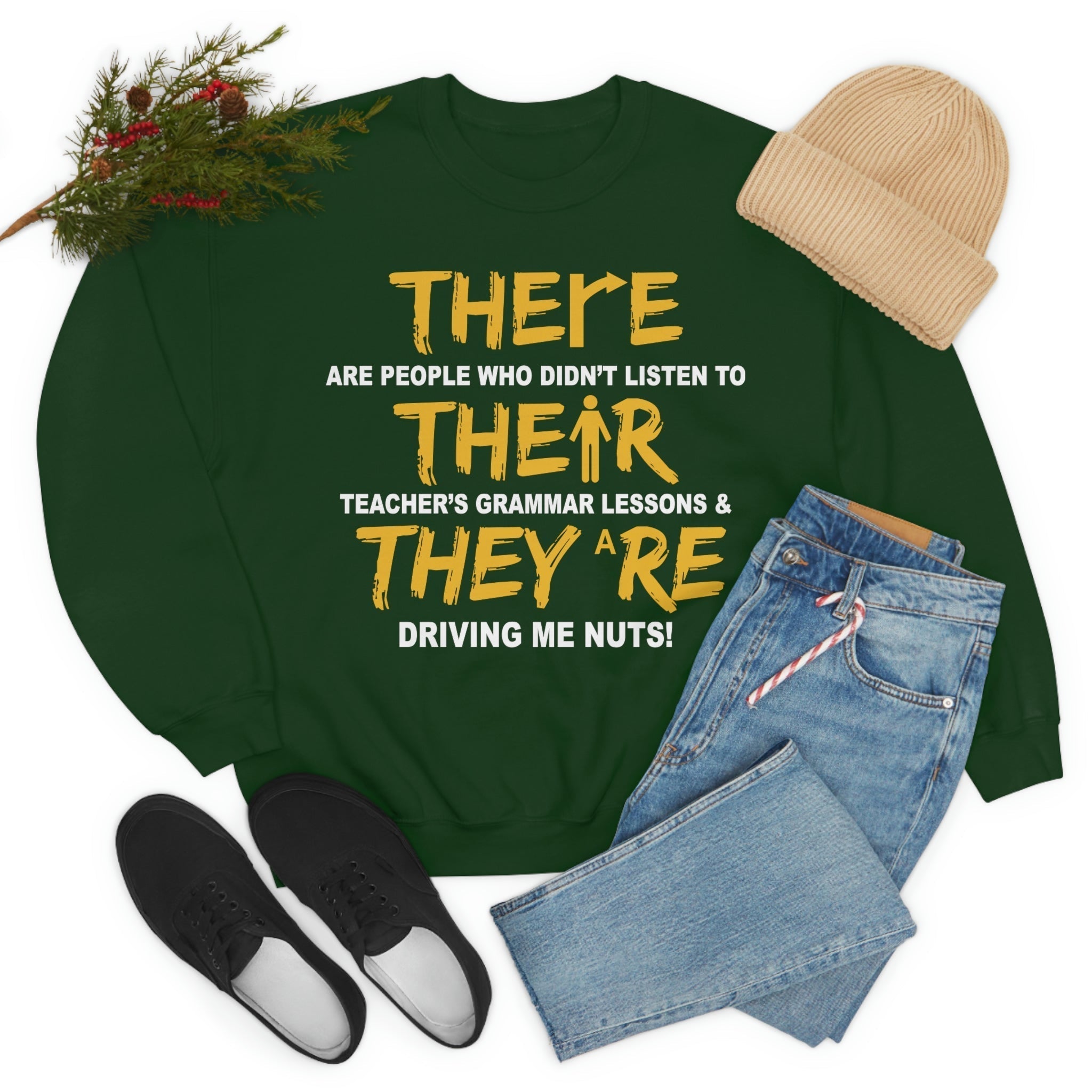 There Their & They re Sweat Shirt-4