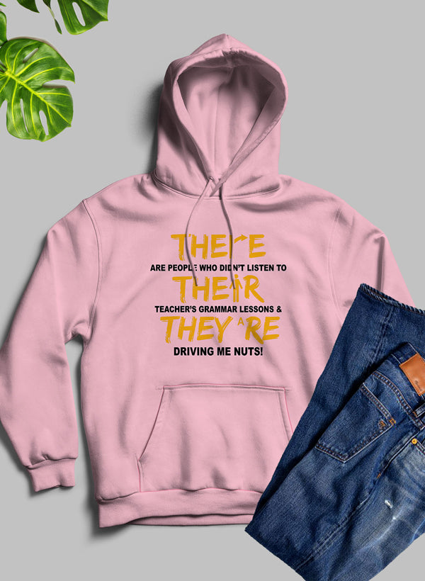There Their & They're Hoodie-3