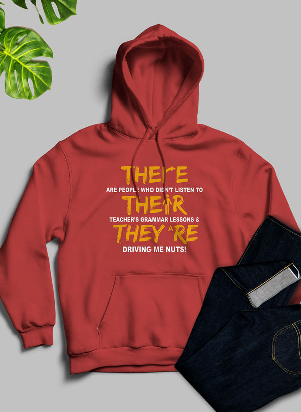 There Their & They're Hoodie-4