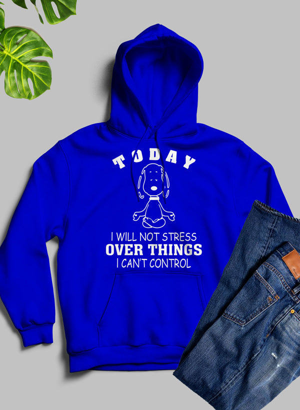 Today I Will Not Stress Over Things I Cant Control Hoodie-1