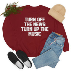 Turn Up The Music Sweat Shirt-2