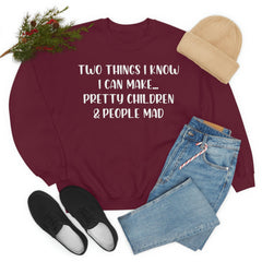Two Things I Know I Can Make Sweat Shirt-3