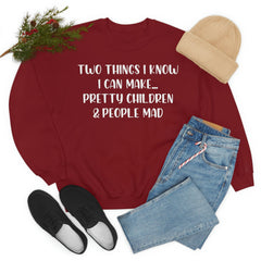 Two Things I Know I Can Make Sweat Shirt-1