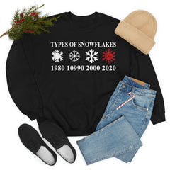 Types Of Snowflakes Sweat Shirt-0