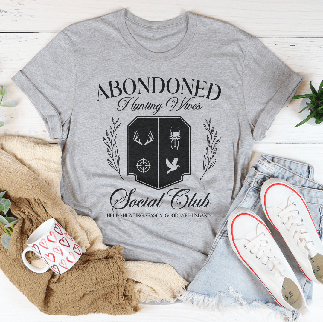 Abandoned Hunting Wife Social Club Tee-3