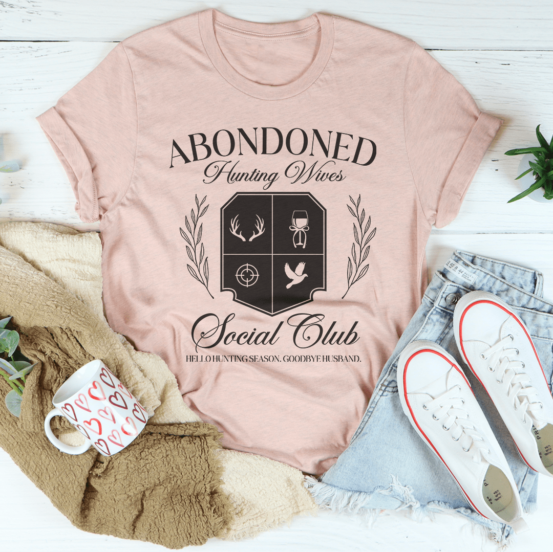 Abandoned Hunting Wife Social Club Tee-2