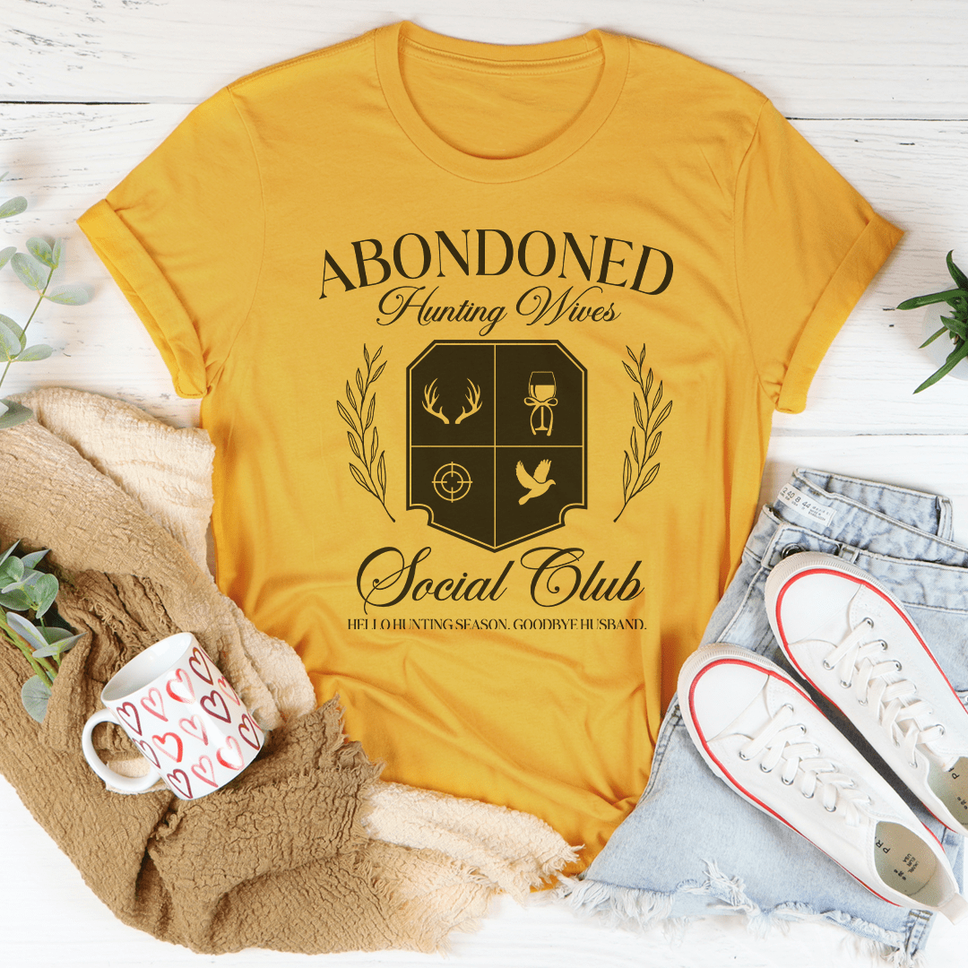 Abandoned Hunting Wife Social Club Tee-1