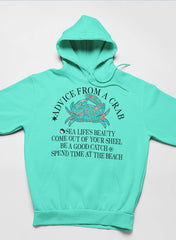 Advice From A Crab Hoodie-1