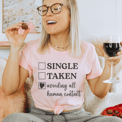 Avoiding All Human Contact T-Shirt-0