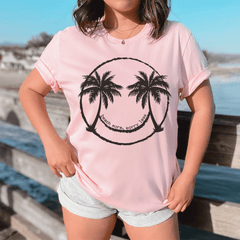 Beach More Worry Less Tee-0