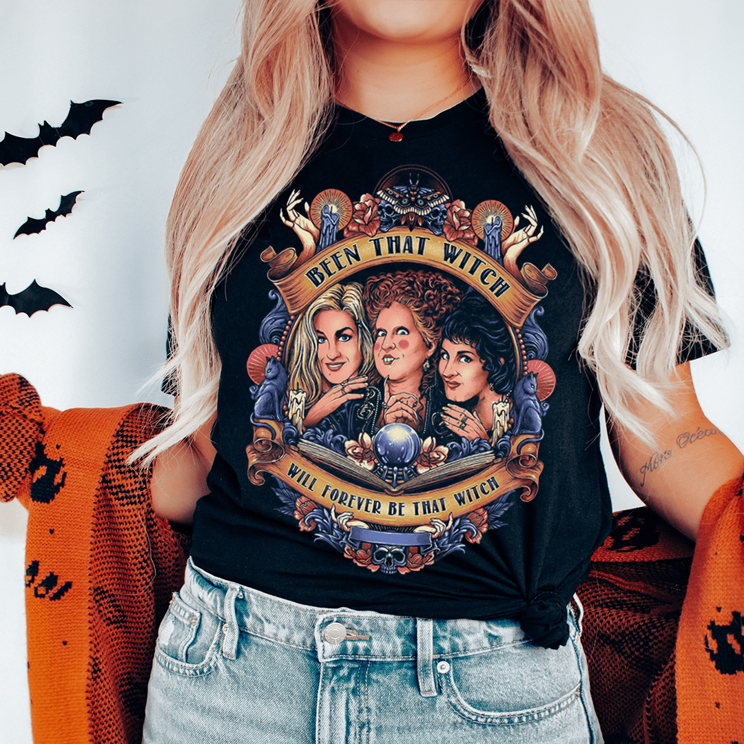Been That Witch Will Forever Be That Witch Vintage Style Tee-0