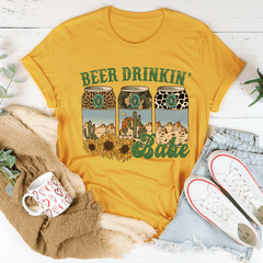 Beer Drinking Babe Tee-3