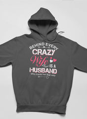 Behind Every Crazy Wife Hoodie-2