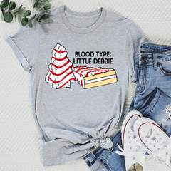 Blood Type Little Debbie Tee-0