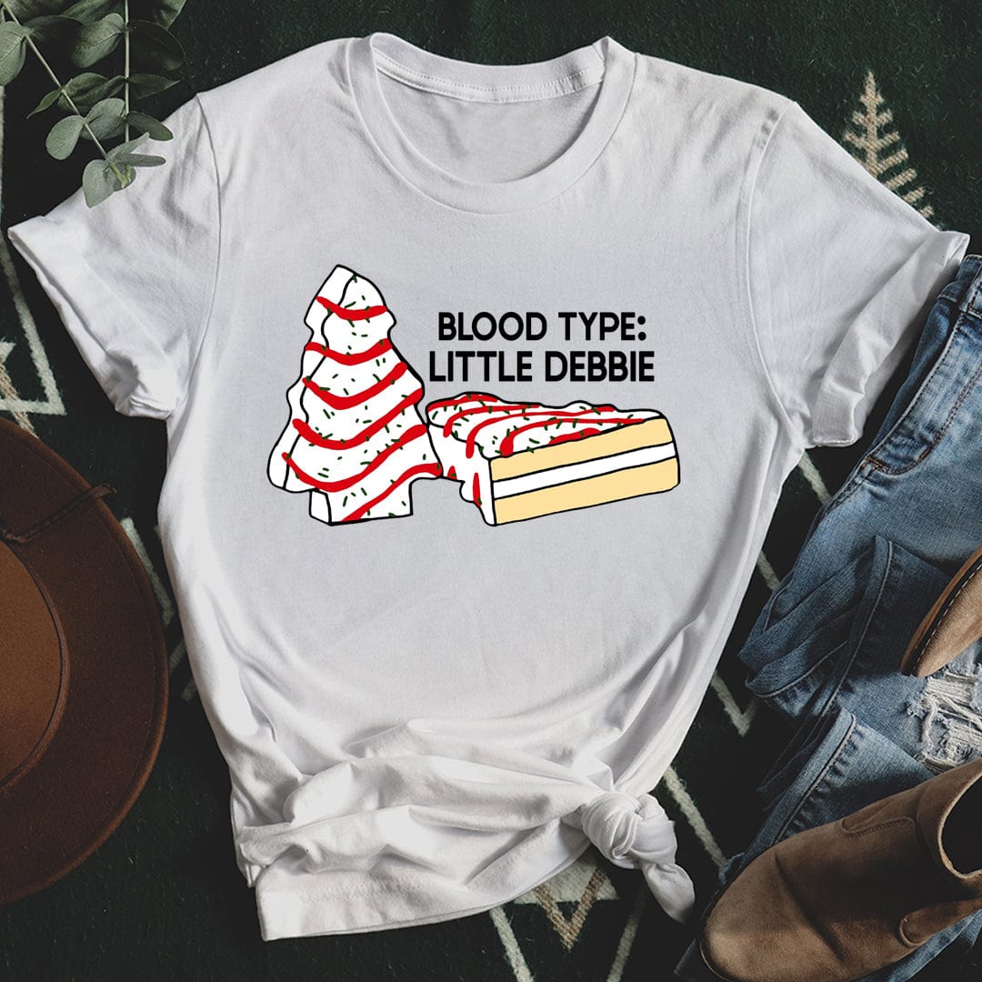 Blood Type Little Debbie Tee-1