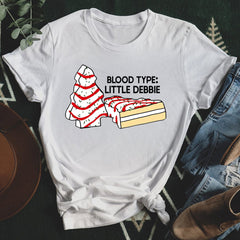 Blood Type Little Debbie Tee-1