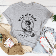Boys In Books Are Just Better Tee-2